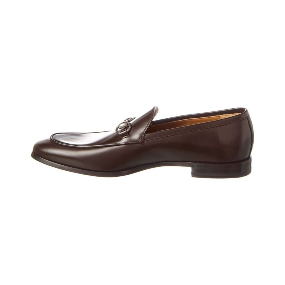 Gucci Leather Moccasin, Brown - Picture 2 of 5